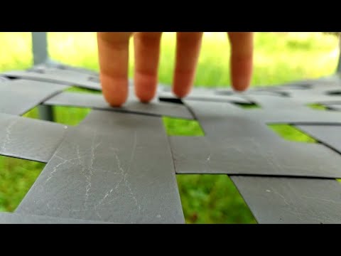 lo-fi outdoors ASMR | Chair Scratching, Tracing, Whispering, Taps, Clicks, Mini Announcement