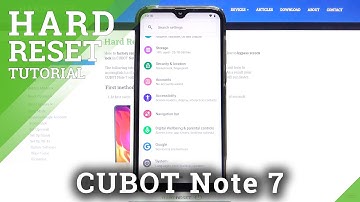 How to Hard Reset CUBOT Note 7 – Factory Reset / Wipe Data