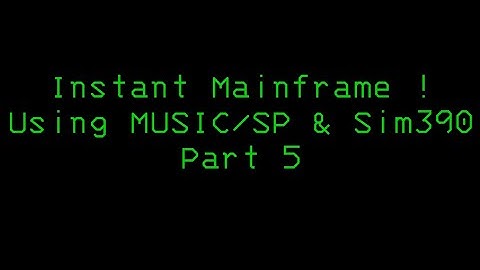 Instant Mainframe PT5 - Remote and Local 3270 Emulation