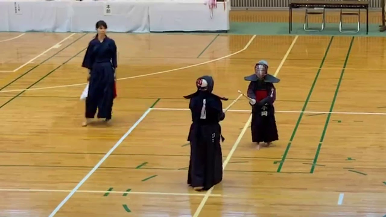 剣道大会 小学生Bチーム 二回戦 - YouTube
