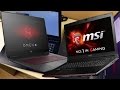 MSI Leopard PRO vs HP Omen 17 - сравнение мощных игровых ноутбуков. Внешний вид/экраны/порты/сборка