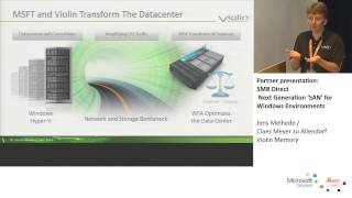 SMB Direct – Next Generation ‘SAN’, Jens Melhede / Claes Meyer zu Allendorf, Violin Memory