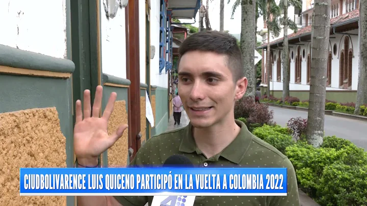 CIUDBOLIVARENCE LUIS QUICENO PARTICIP EN LA VUELTA...
