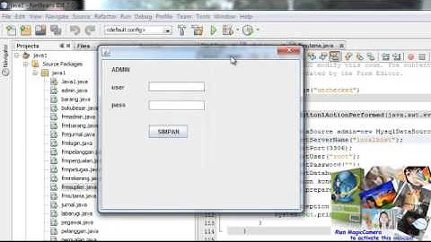 TUTORIAL MENU SIMPAN DI JAVA,11130338,SITI ADHA ANA ROHMANI,STMIK ELRAHMA YOGYAKARTA