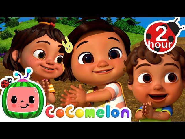 Simon Says (Outdoors Edition) | Cocomelon - Science Videos for Kids Moonbug Kids - Our Green Earth class=