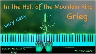 Grieg – In the Hall of the Mountain King - Beginner Piano Tutorial