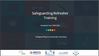 Whole School Safeguarding Refresher Training September 2020
