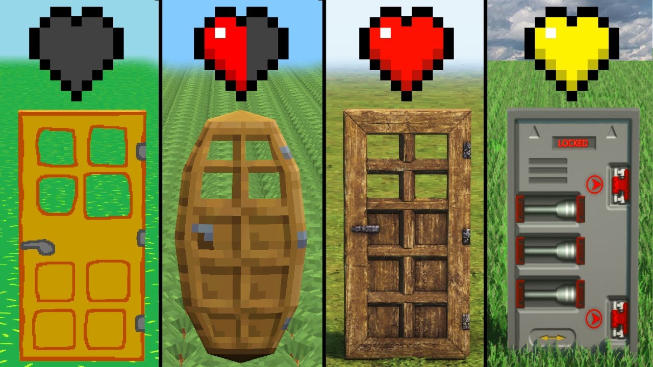 minecraft with different hearts - GIANT compilation