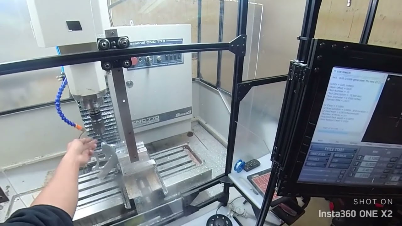 Drilling some holes on my tormach pcnc770