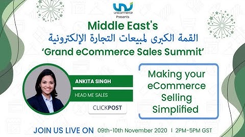 ClickPost at Middle East Grand eCommerce Sales Summit