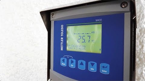 Mettler-Toledo InPro 3250 Sensor and M400 Transmitter: Calibration