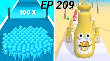 Count master VS Juice Run New update ❓ Gameplay 🥛🥤🥰😍 iOS Walkthrough Android Max Level 209 