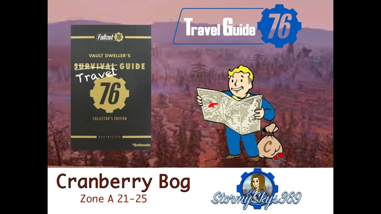 Fallout 76 Travel Guide Cranberry Bog Zone A Locations 21 25 YouTube