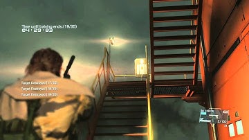 METAL GEAR SOLID V - Side Ops Target Practice (Combat Unit Platform)