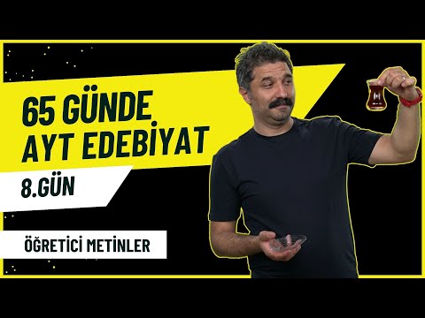 Öğretici Metinler (Gazete Çevresinde Gelişen) / 65 Günde AYT Edebiyat Kampı / 8.GÜN / RÜŞTÜ HOCA