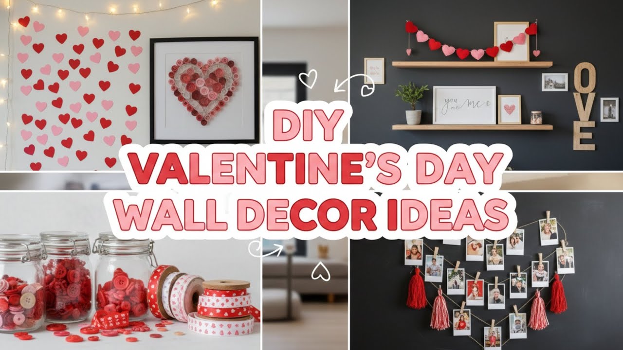 Valentine Wall Decor Ideas to Transform Any Room This February