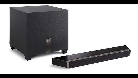 Definitive Technology Studio 3D Mini Sound Bar with 6 Speakers and an 8"" Wireless Subwoofer