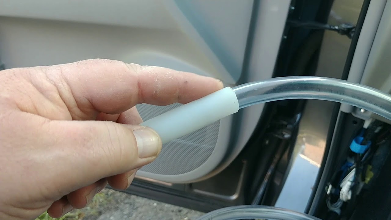 Toyota sunroof drain solution 