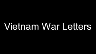 Vietnam War Letters