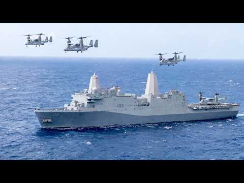 US Navy’s Gigantic $2 Billion Amphibious Warship in Action