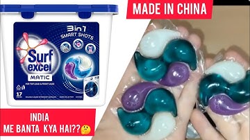 Surf Excel 3 in 1Pods,Laundry Detergent Pods Unboxing and Review Top/Front load washing Machine LG