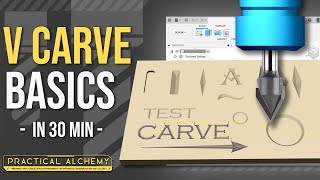 Beginner's Guide to V Carving in Fusion 360 - [2022] CNC V Carve Tutorial