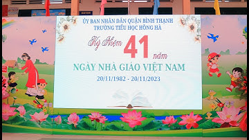KỶ NIỆM 41 NĂM NGÀY NHÀ GIÁO VN 20/11.