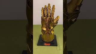 METAL😲 Infinity Gauntlet Prop Showcase #avengers #infintywar #thanos #infinitygauntlet #cosplay