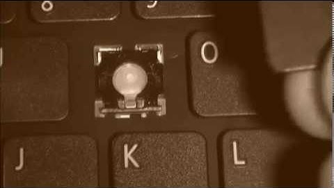 Fitting keyboard replacement key to an ACER ASPIRE 5536, 5338, 5542 and 5738