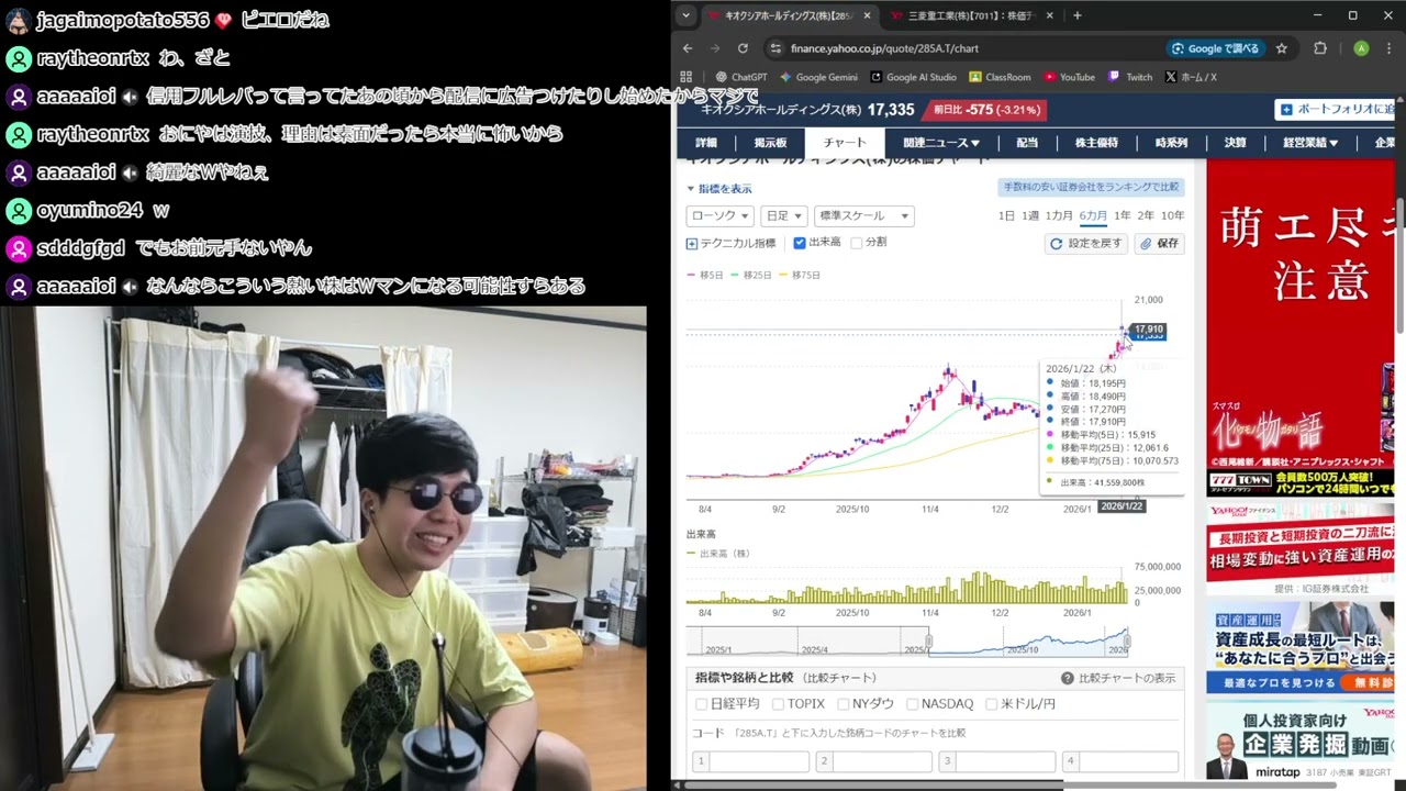 【Twitch】風邪なおった男