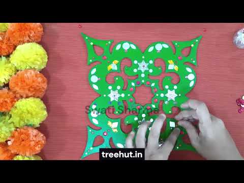 My handmade Diwali Rangoli Decorations, Make reusable rangoli