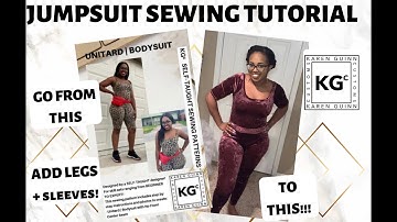 Jumpsuit Sewing Tutorial! Add Sleeves and Legs!