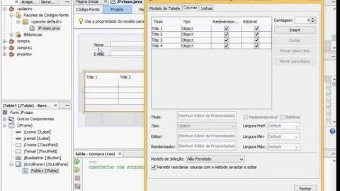 Video Aula Java - Cadastro de Nome e E-mail