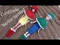 Barbie cordinado de navidad a crochet #barbiecrochetnorma #barbiecrochet