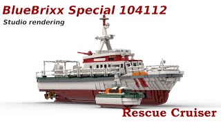 BlueBrixx Special 104112 Rescue Cruiser #bricklinkstudio rendering