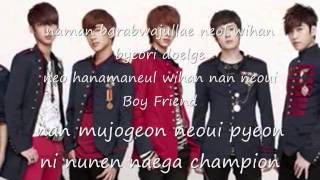 K-POP~ Boyfriend - Boyfriend Music Cover (xXMusicOverload642) w/ ONSCREEN LYRICS (AUDIO ONLY)