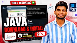 How to Install Java JDK on Windows 11/10 (2026) & Set JAVA_HOME + PATH | Java Setup Guide