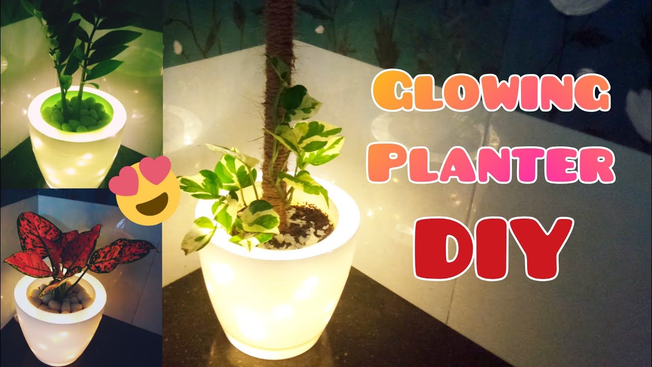 How to Make Glow in the Dark Flower Pots - Techno Glow Inc