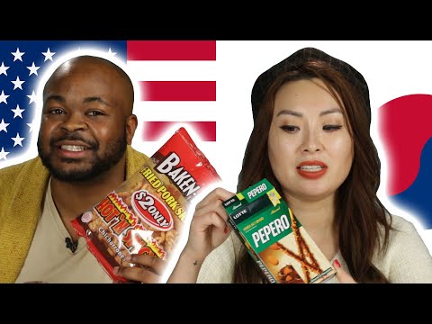 American & Koreans Swap Snacks Part 2