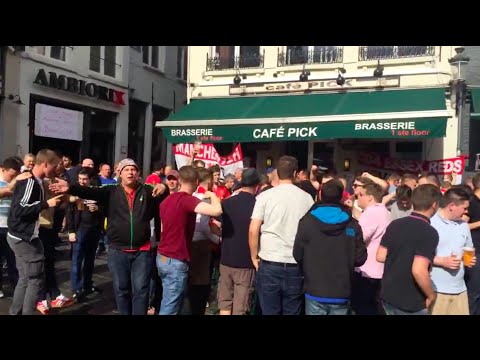 mufc news Man United sing Schweinsteiger chant in Brugge: “Deutsche Fussball Meister!"