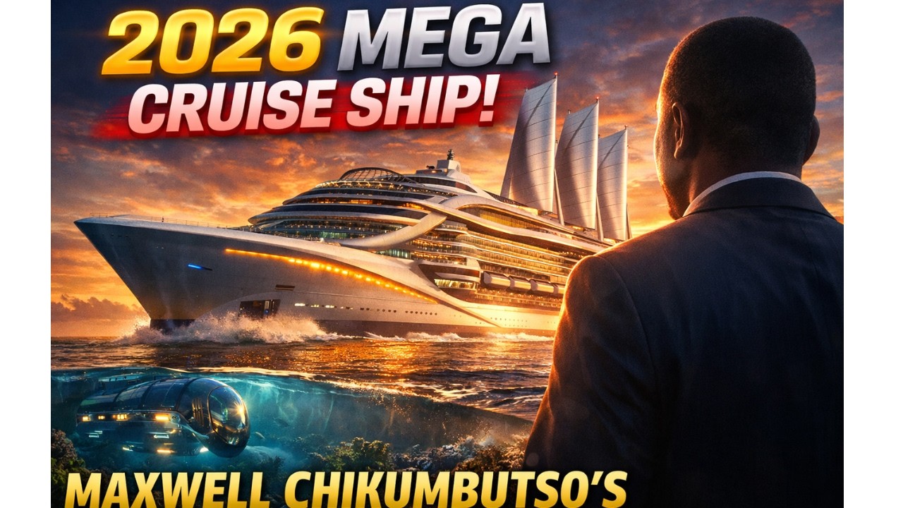 2026’s Biggest High-Tech Cruise Ship Designed by Maxwell Chikumbutso | The Future of Luxury Travel
