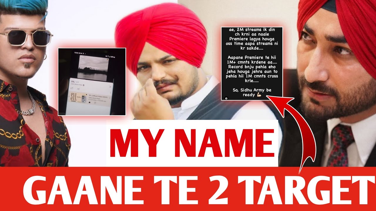 2 Targets On My Name Song | Sidhu Moose Wala | Raka & J Hind Reply | Diljit’s Jodi | Punjab Hub