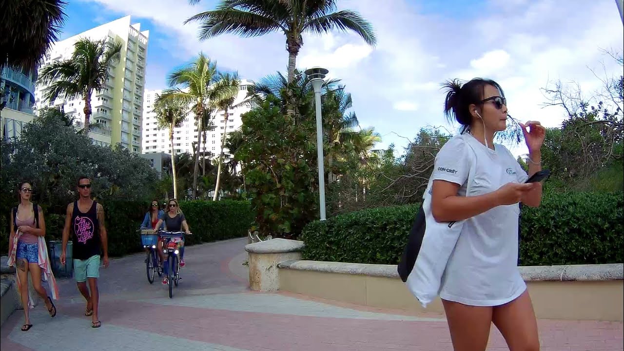 camera iphone 8 plus apk South Beach Walk! HD Action Camera on Bike Rental, Miami Beach, Florida