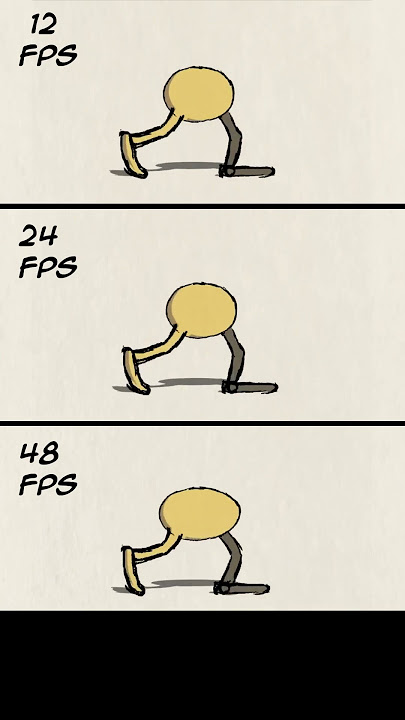 12FPS VS 24FPS VS 48FPS Which one do you think work the best? #fps #2danimation  #blender