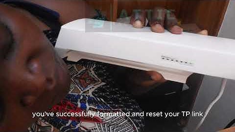 Step by step guide on how to format a tp-link outdoor CPE 220