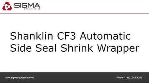 Shanklin CF3 Automatic Side Seal Shrink Wrapper
