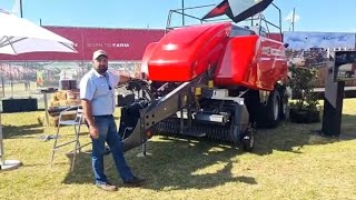 Nuwe Massey Ferguson ProCut Baler en al die ander Hooimaak toerusting hier op NAMPO 2024.