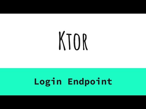 22. Ktor - Login Endpoint