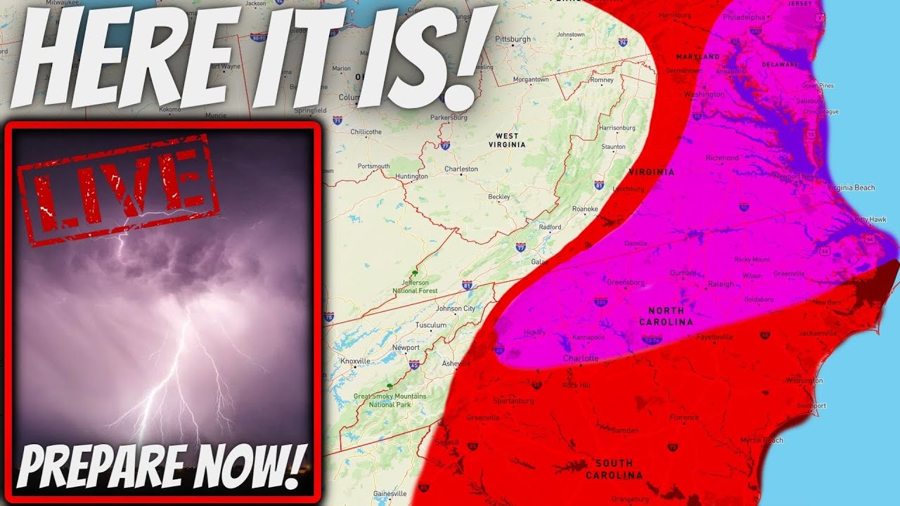 🔴BREAKING WEATHER - A Few Tornadoes, Damaging Winds 70+Mph & Large Hail ...