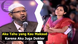 SERU!! Dokter Wanita Dikuliahi oleh Dokter Zakir !! Dr. Zakir Naik